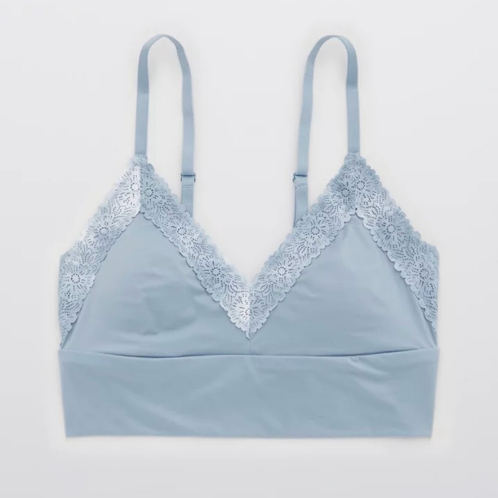 Light Blue Aerie Bralette - US M